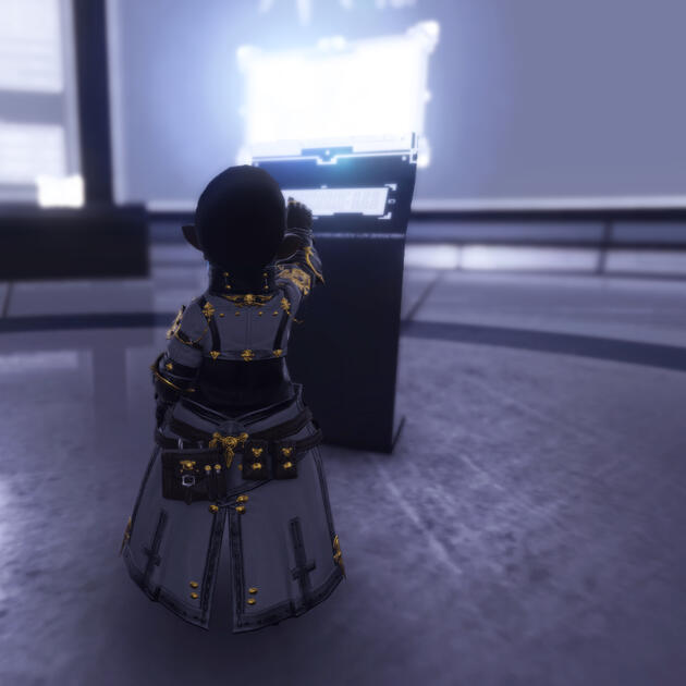 In his exile, he made a point to still help Tomra by meddling with anything Gogg. This is how he found himself randomly pressing buttons in an incredible piece of salvage...