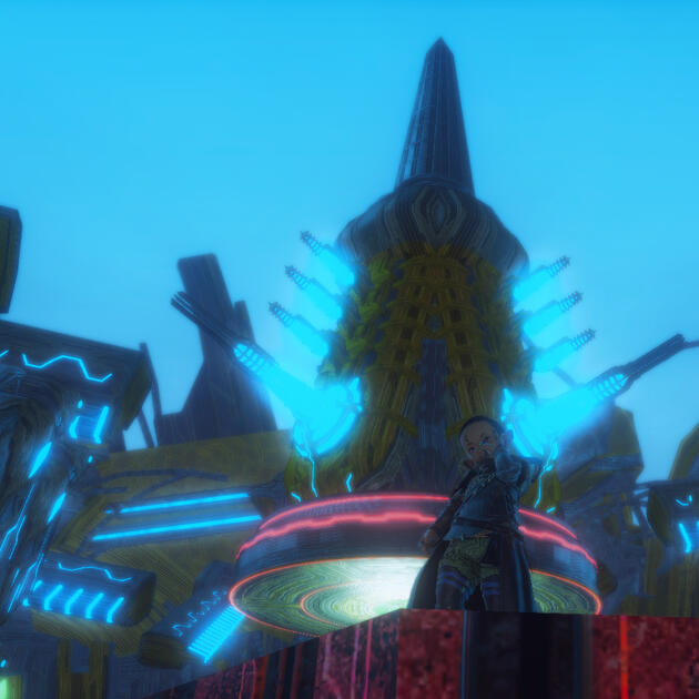 Hijacking an escape craft from the crashed ship near the Viislets&#39; burrow, repaired using their parts, and Tholl ingenuity, he set it to home in on a signal on the ground, crashing into an Allagan relic.