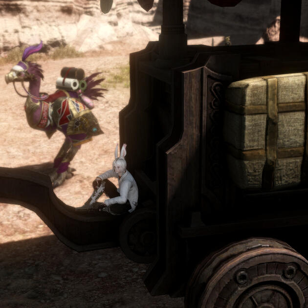 Fannar Isjk arrived in Eorzea during the event known as the End of Days, having travelled overland through Corvos in a caravan that barely made it.