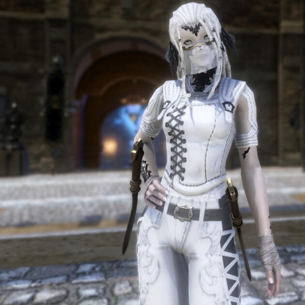 Vellie is the toughest and second eldest Malqir - flat voiced and expressionless, she struggles with making personal friends. In spite of this, she loves jokes.