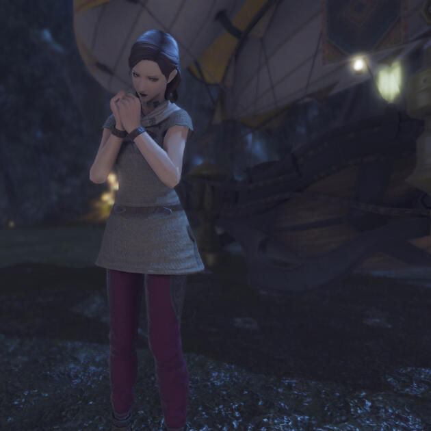 After a pardon, earned for exemplary behaviour in prison, Meriel struggled to find work - her name known and hated in Thanalan. She sold what few possessions she had to pay for a spot in a caravan East, arriving sickly and wet in the Shroud.